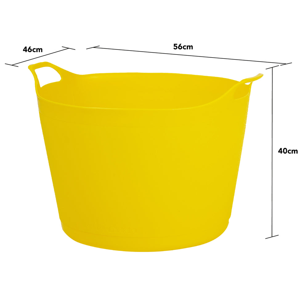 25 Litre Graduated Medium Flexi Store Tub-Wham-Plastic Box Shop