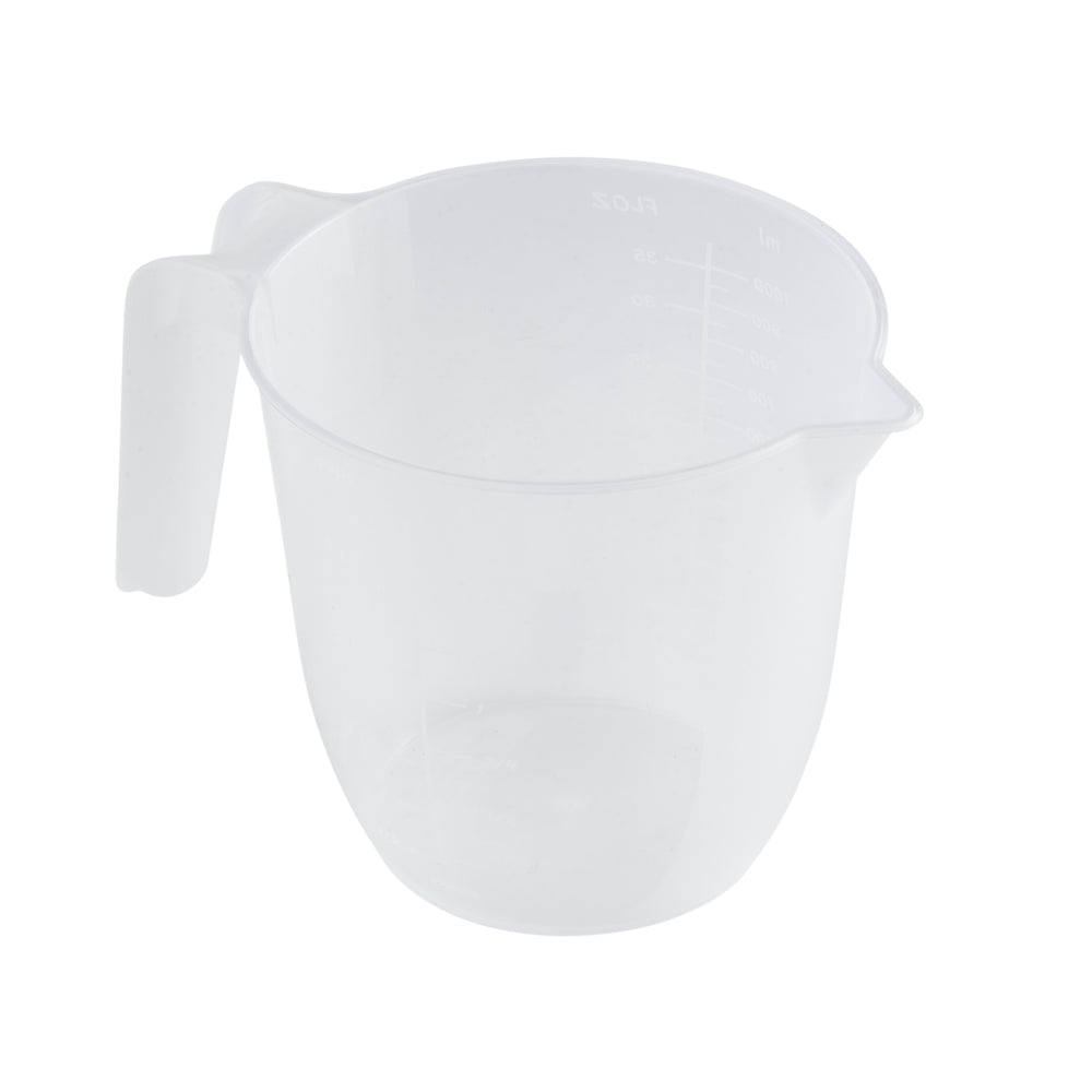 Pack of 2 - Cuisine 1 Litre Plastic Measuring Jugs-Wham Cook-Plastic Box Shop