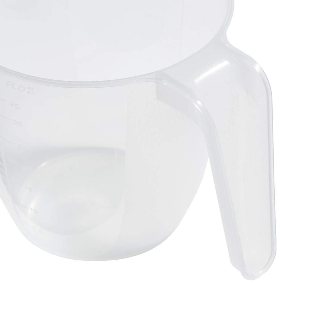 1 Litre Plastic Measuring Jug Clear (32000)-Wham Cook-Plastic Box Shop