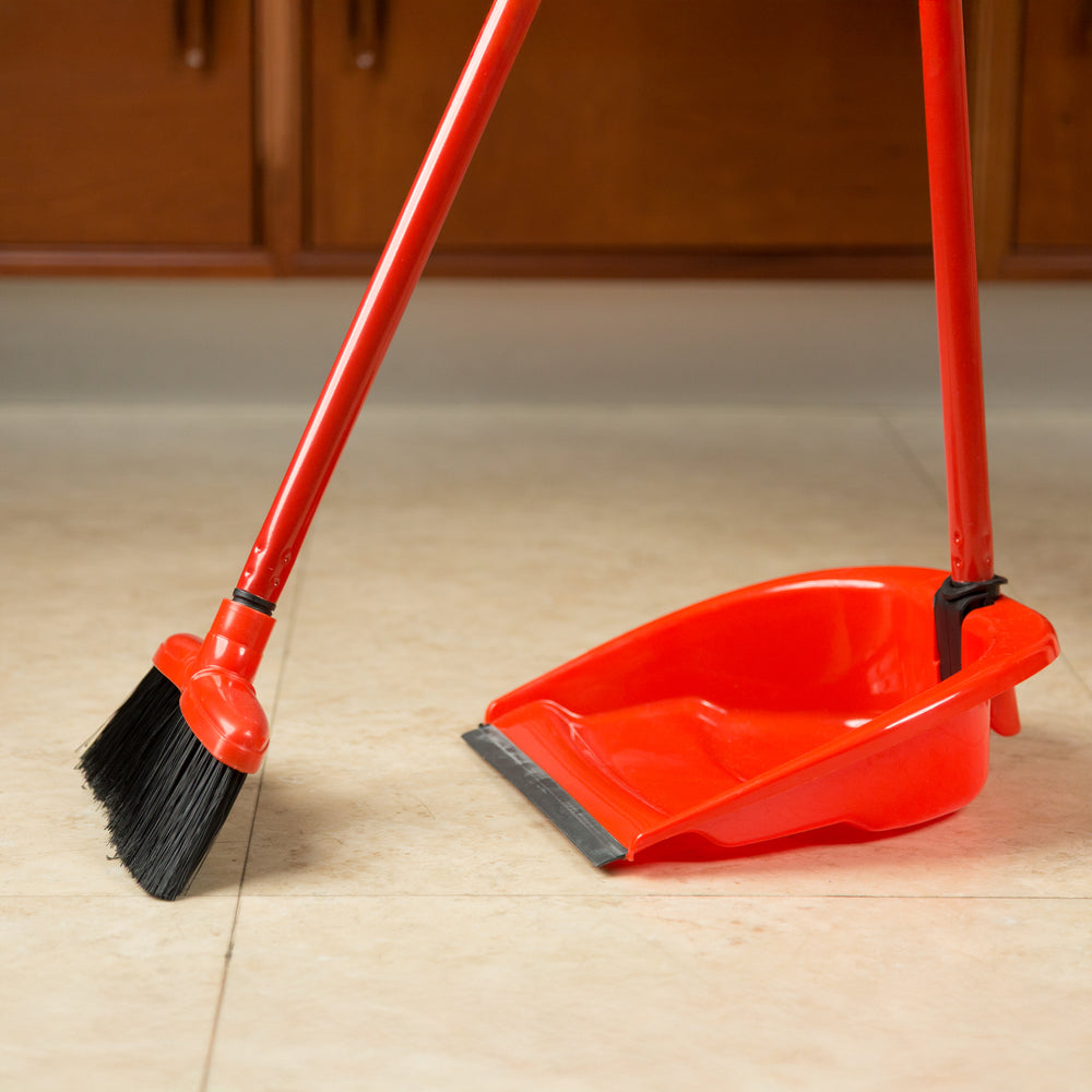 Klean Long Handled Dustpan and Brush (37040)-Wham-Plastic Box Shop