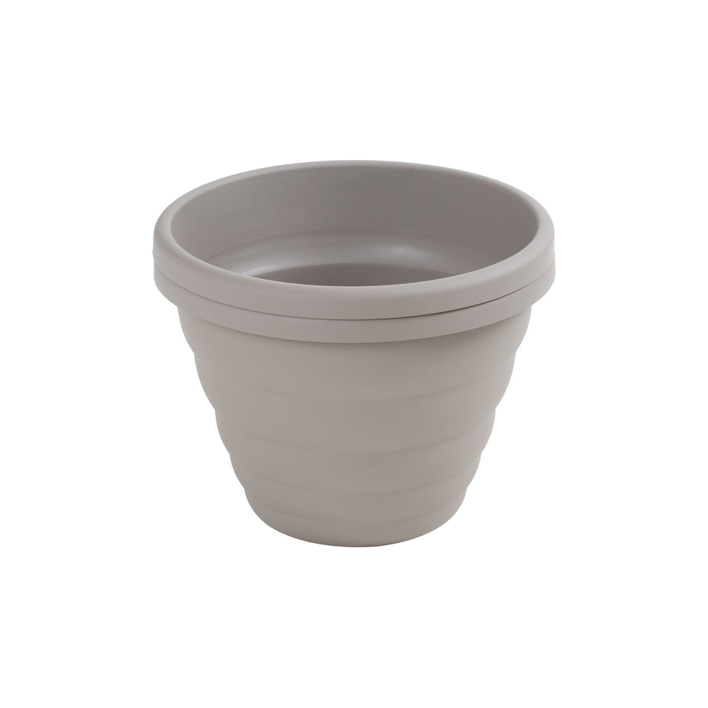 Pack of 2 x Beehive 32cm Round Upcycled Plant Pots-Wham-Fawn-WM32BHPP2F-Plastic Box Shop