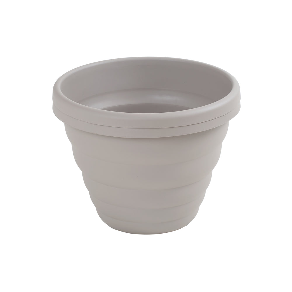 Pack of 2 x Beehive 40cm Round Upcycled Plant Pots-Wham-Fawn-WM40BHPP2F-Plastic Box Shop