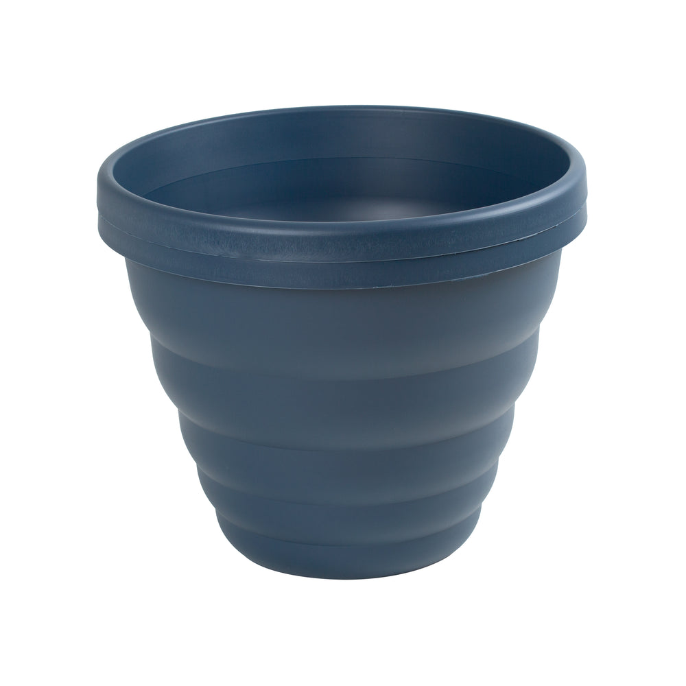 Pack of 2 x 66cm Round Plant Pots-Wham-Navy-WM66BHPP2N-Plastic Box Shop
