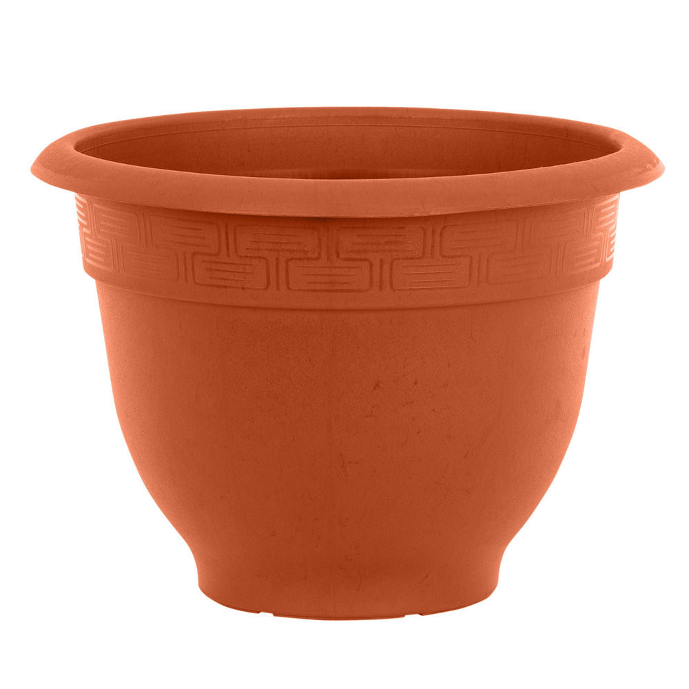 Pack of 4 - Bell Pot 28cm Round Plastic Planter-Wham-Terracotta-WM28BPRPP4T-Plastic Box Shop