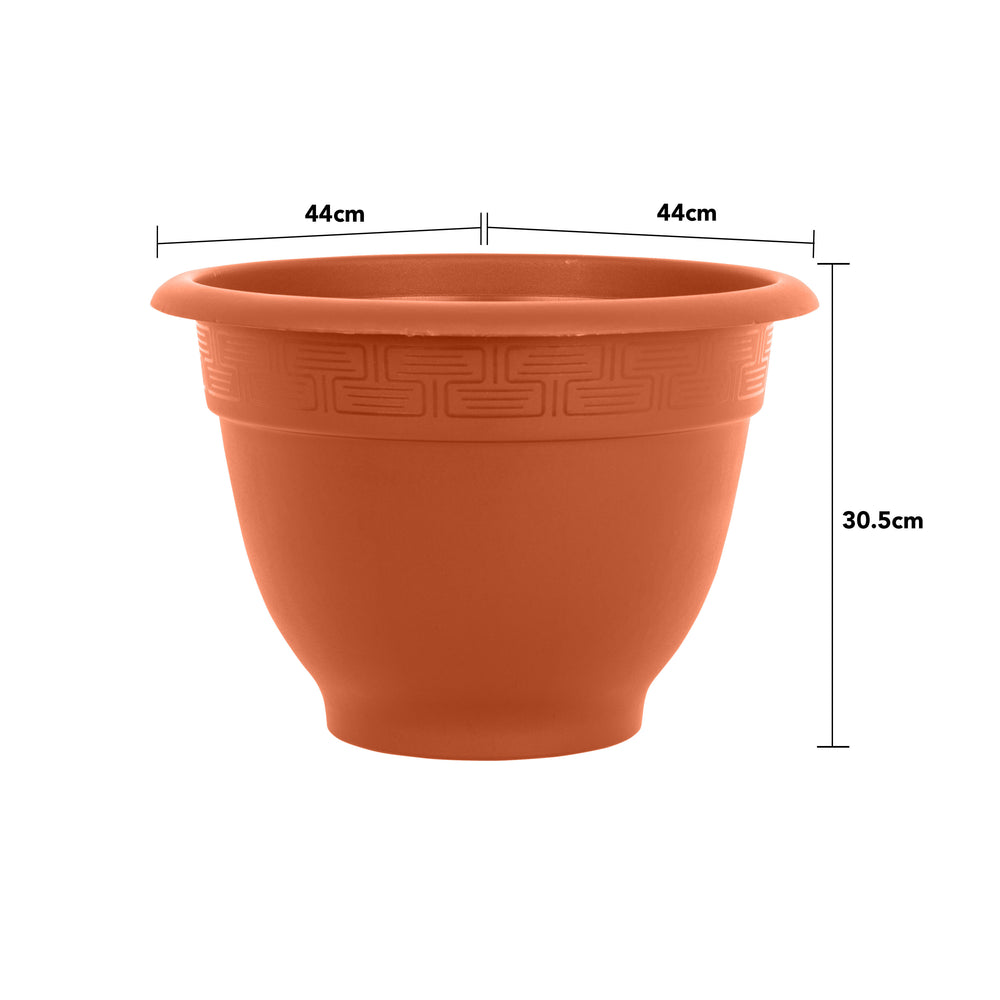 Pack of 2 - Bell Pot 44cm Round Plastic Planter-Wham-Plastic Box Shop