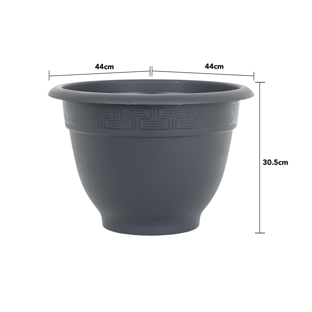 Pack of 2 - Bell Pot 48cm Round Plastic Planter-Wham-Plastic Box Shop