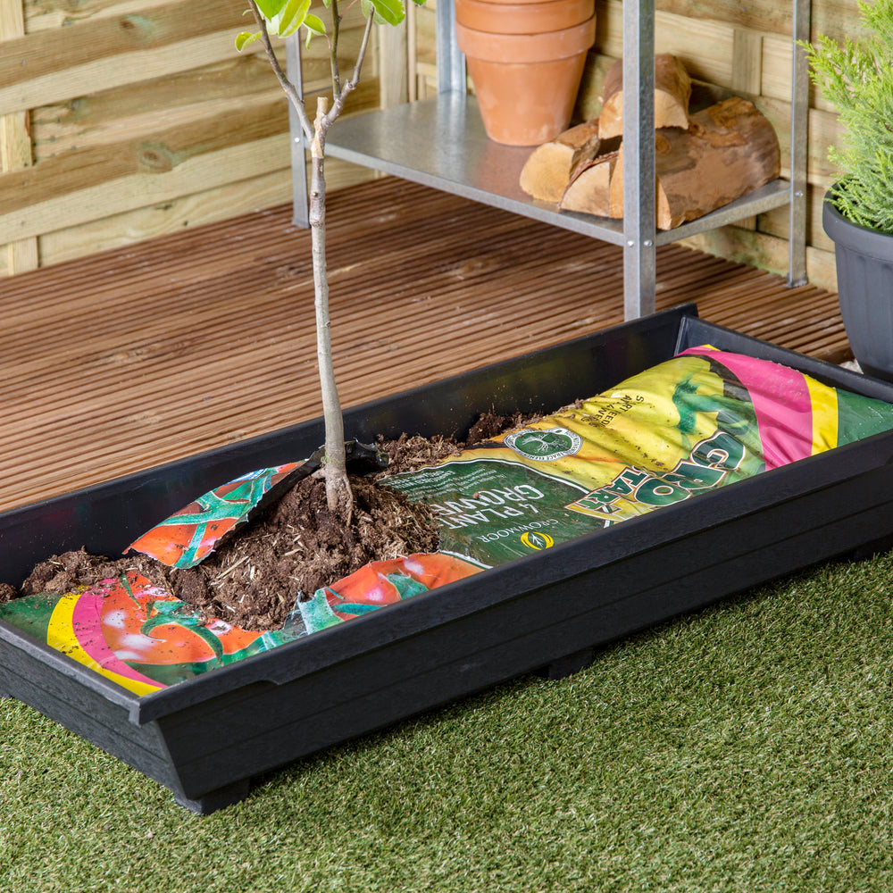 Grow Bag Tray - Black (411171)-Wham-Plastic Box Shop