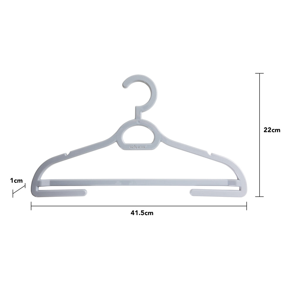 Set of 4 Home Upcycled Plastic Adult Coathangers (444000)-Wham-Plastic Box Shop