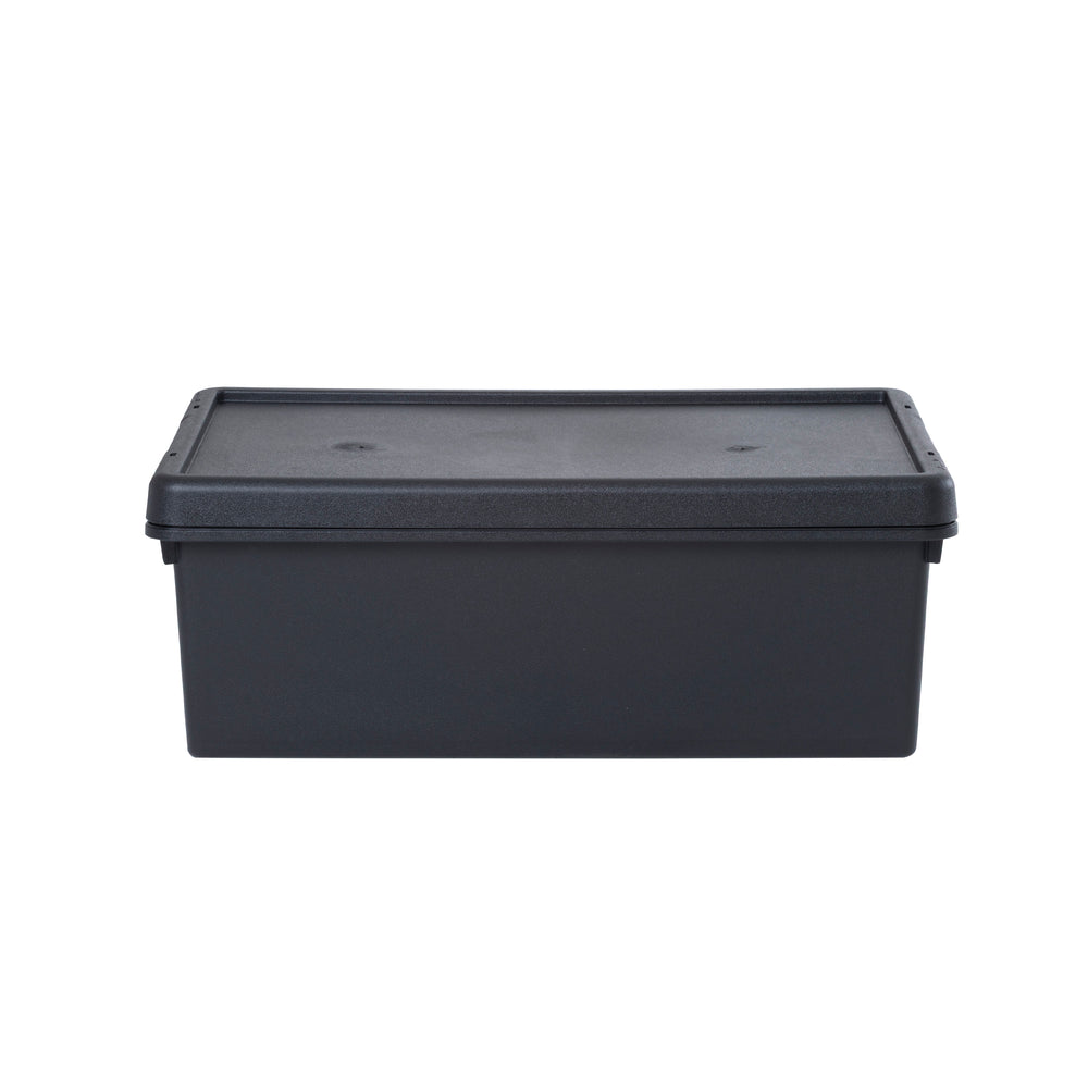 Wham Bam Pallet Deal 120 x 36 Litre Heavy Duty Recycled Plastic Storage Boxes with Lids - Black-Wham-Plastic Box Shop