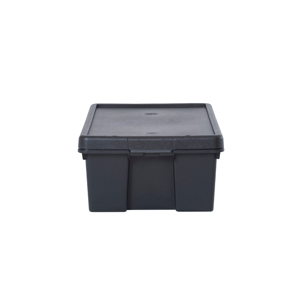 Wham Bam Pallet Deal 120 x 36 Litre Heavy Duty Recycled Plastic Storage Boxes with Lids - Black-Wham-Plastic Box Shop