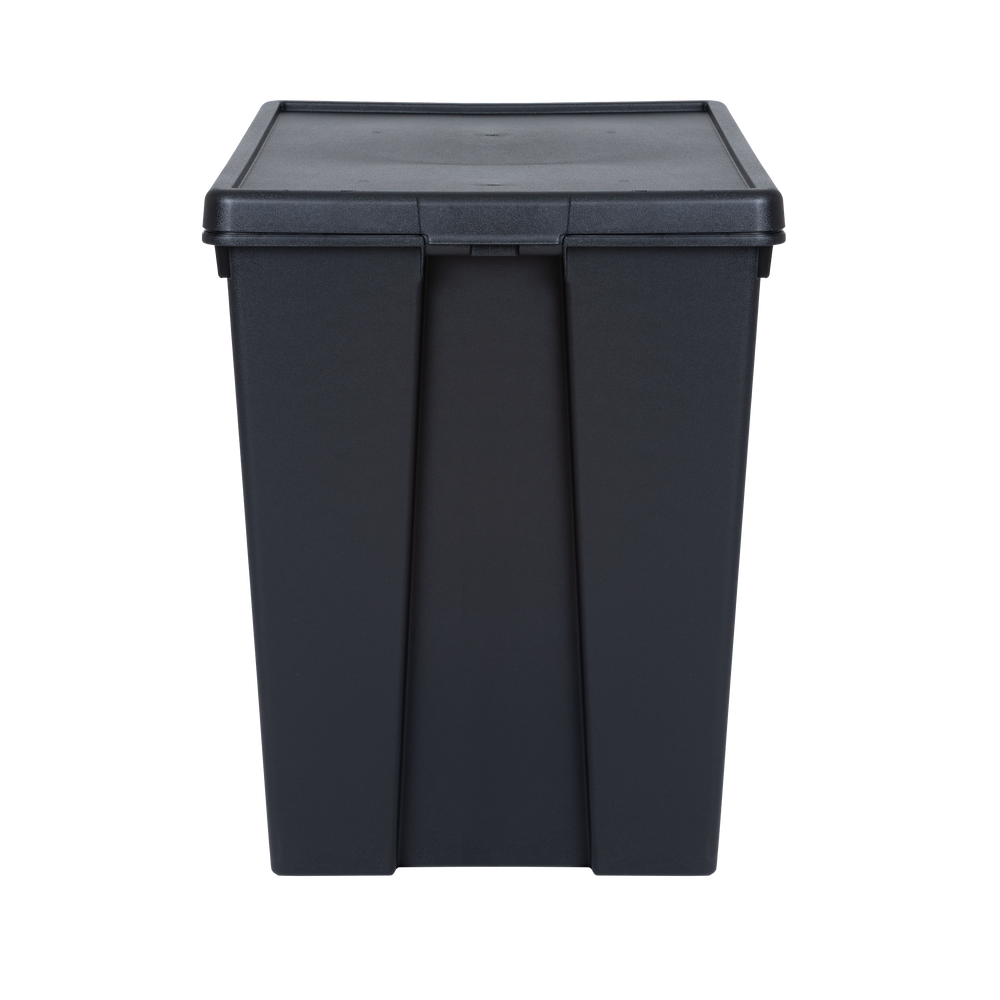 Wham Bam 154 Litre Heavy Duty Recycled Plastic Storage Box with Lid - Black-Wham-Plastic Box Shop