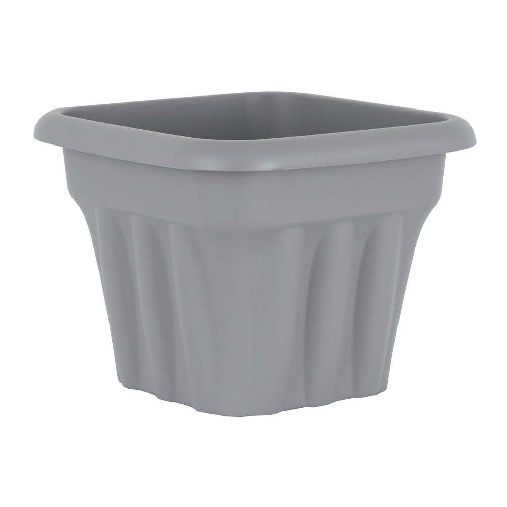 SINGLE - 33cm Vista Small Square Plastic Garden Planter-Wham-Plastic Box Shop
