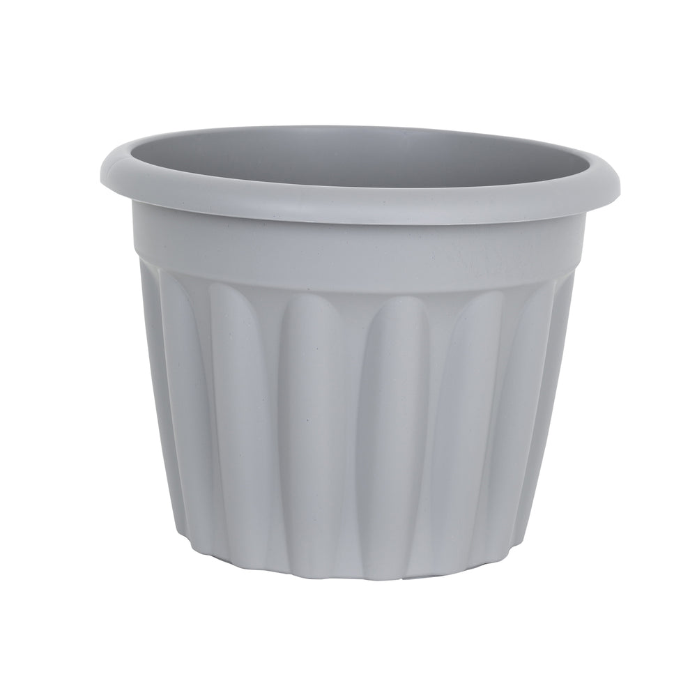 SINGLE - 40cm Vista Medium Round Plastic Plant Pot-Wham-Plastic Box Shop