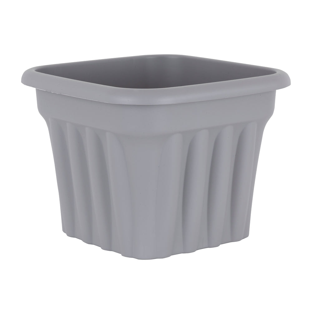 SINGLE - 40cm Vista Medium Square Plastic Planter-Wham-Plastic Box Shop