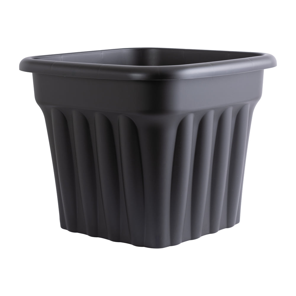 Pack of 2 x 49cm Vista Large Square Plastic Planter-Wham-Plastic Box Shop