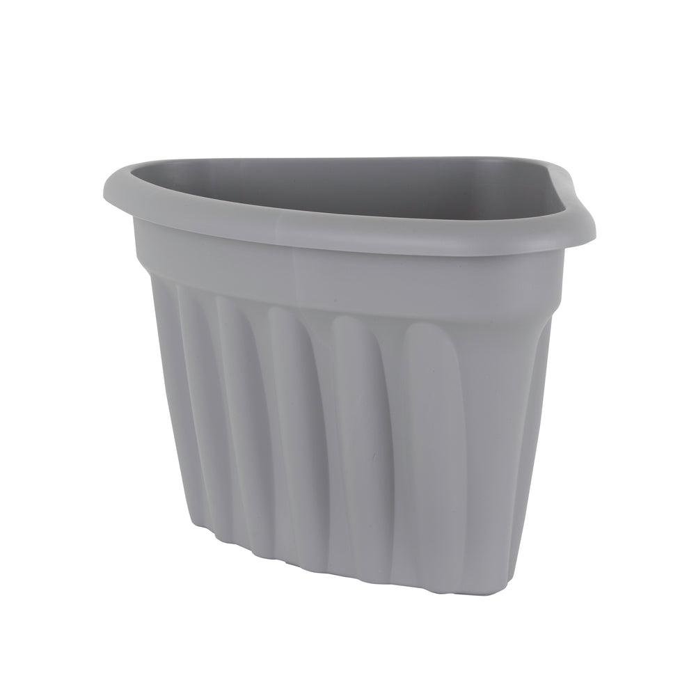 SINGLE - Vista 40cm Corner Plastic Planter-Wham-Plastic Box Shop