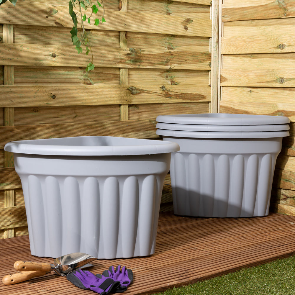 Vista 49cm Corner Planter-Wham-Plastic Box Shop