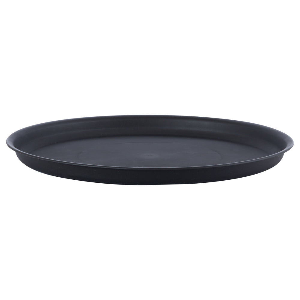 Vista 21.5cm Round Tray (for 25cm Round Planter) Slate (13356S)-Wham-Plastic Box Shop