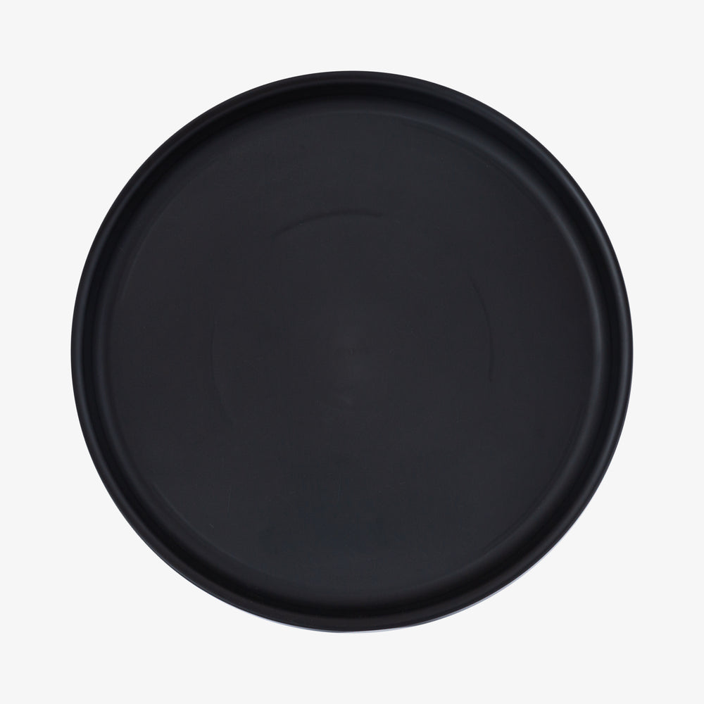 Vista 21.5cm Round Tray (for 25cm Round Planter) Slate (13356S)-Wham-Plastic Box Shop