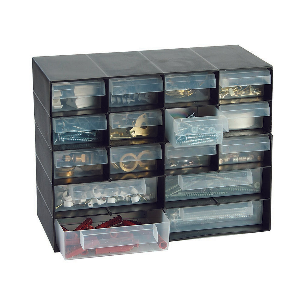 16 Drawer Topstore Multi-Drawer Unit-Garland-Plastic Box Shop