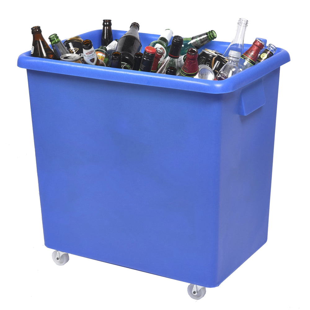 135 Litre Bottle Skip on Wheels-EX-Plastic Box Shop