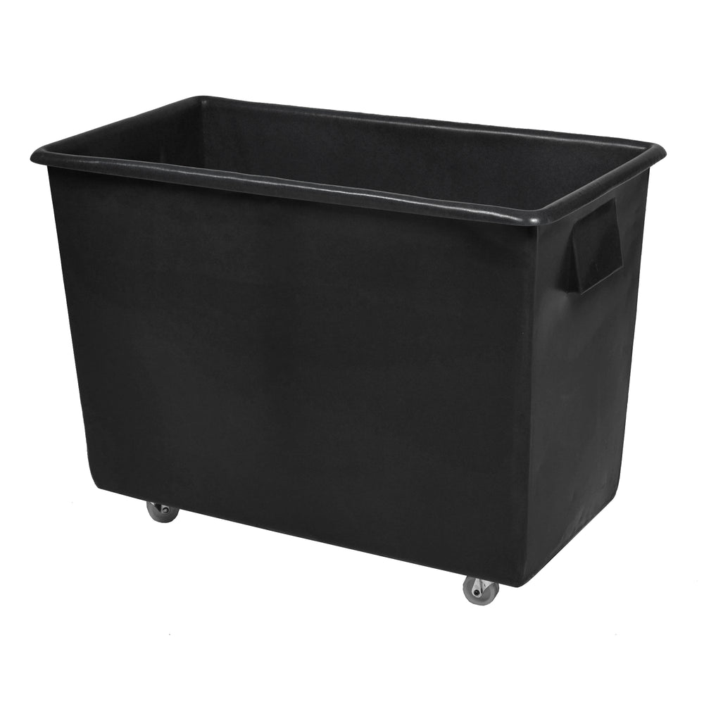 165 Litre Bottle Skip on Wheels-EX-Non-Food Grade Recycled Black-EXRB0115RC-Plastic Box Shop