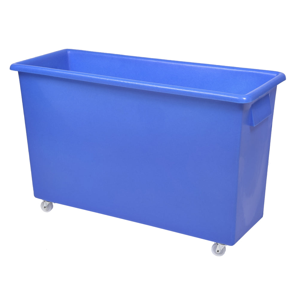 165 Litre Bottle Skip on Wheels-EX-Blue-EXRB0118B-Plastic Box Shop