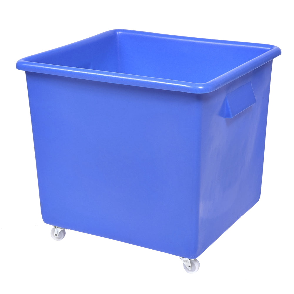 185 Litre Bottle Skip on Wheels-EX-Blue-EXRB0119B-Plastic Box Shop