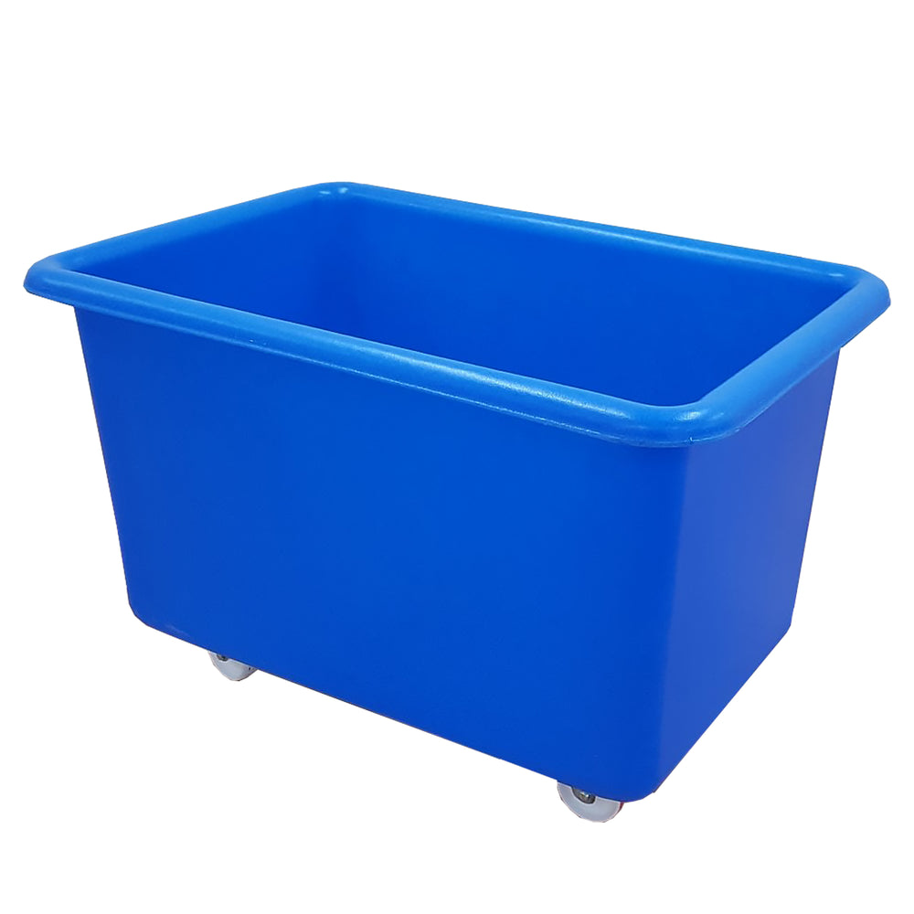425 Litre Mobile Tapered Truck-EX-Blue-EXRB0403B-Plastic Box Shop