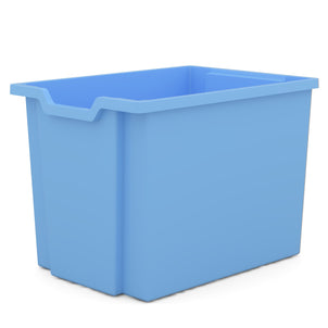 Pack of 5 x 30L Jumbo Plastic Storage Boxes-Gratnells-Cornflower Blue-GR30P5COR-Plastic Box Shop