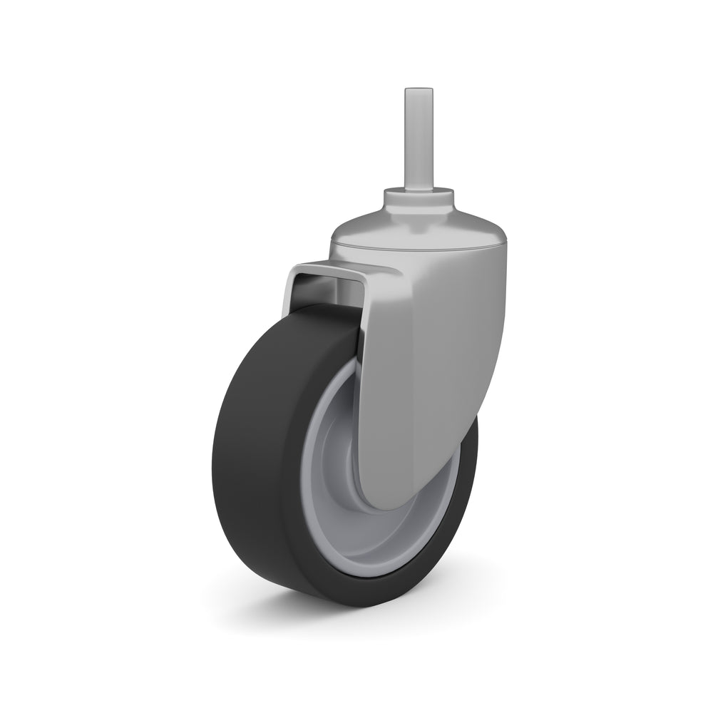 Set of 4 75mm metal castors-Gratnells-Plastic Box Shop