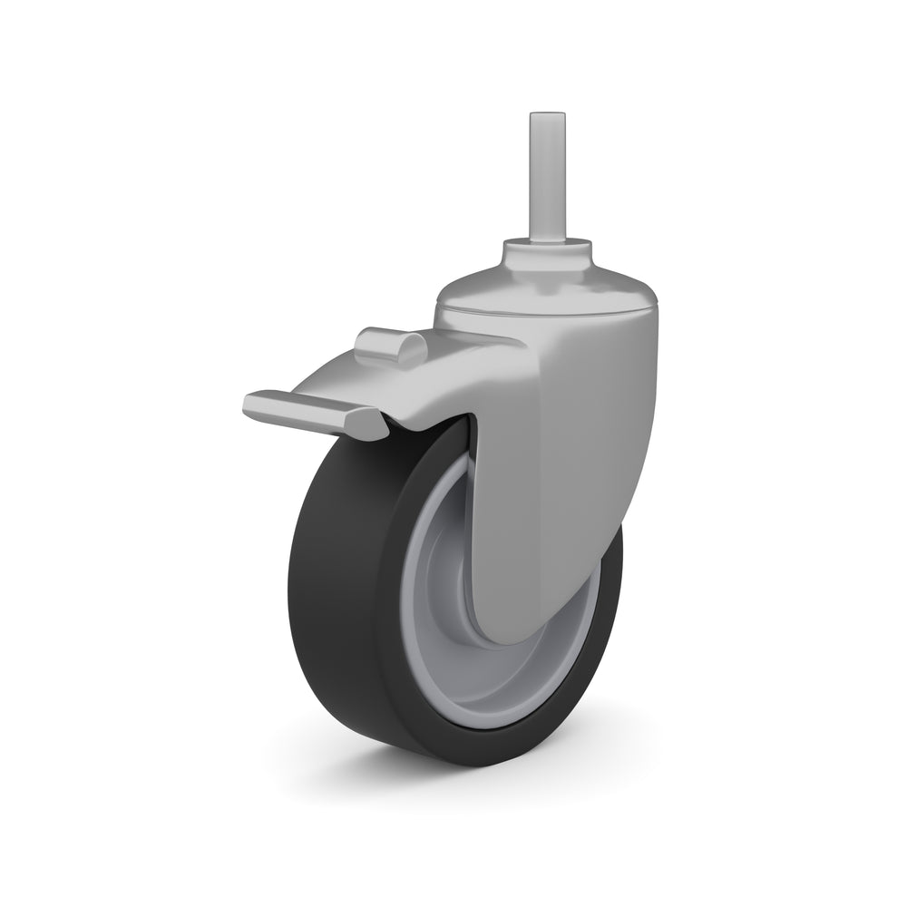Set of 4 75mm ( 2 x braked, 2 x standard)-Gratnells-Plastic Box Shop