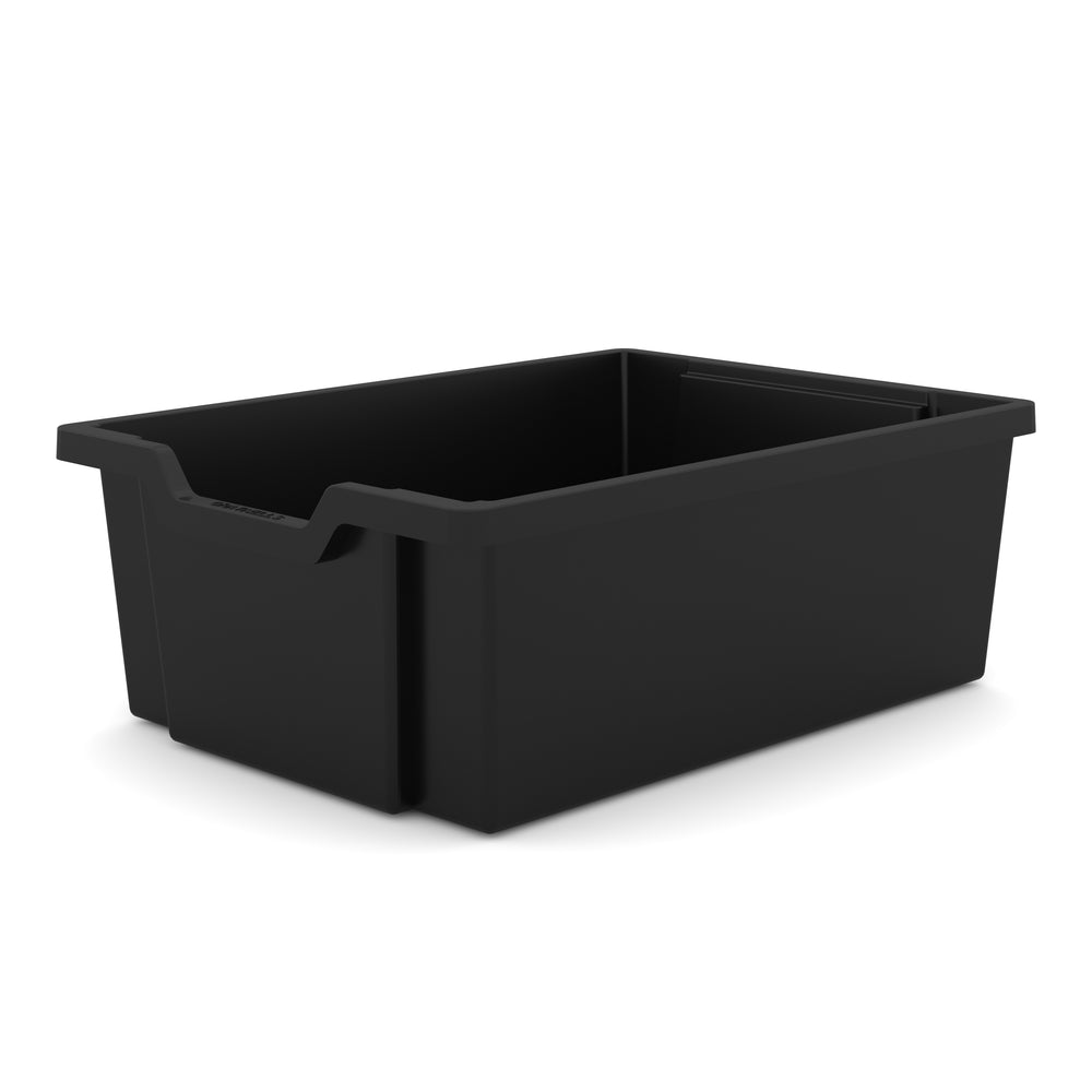 15 Litre Deep Plastic Storage Tray – Gratnells-Gratnells-Black-GRDBLK-Plastic Box Shop
