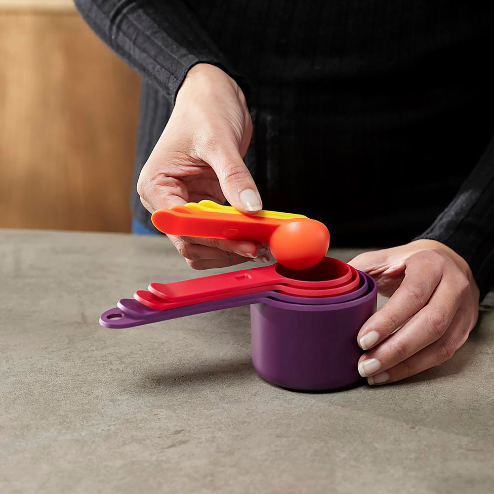 Nest Measures (Multi Colour)-Joseph Joseph-Plastic Box Shop