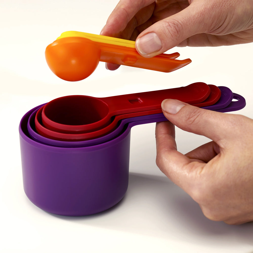 Nest Measures (Multi Colour)-Joseph Joseph-Plastic Box Shop