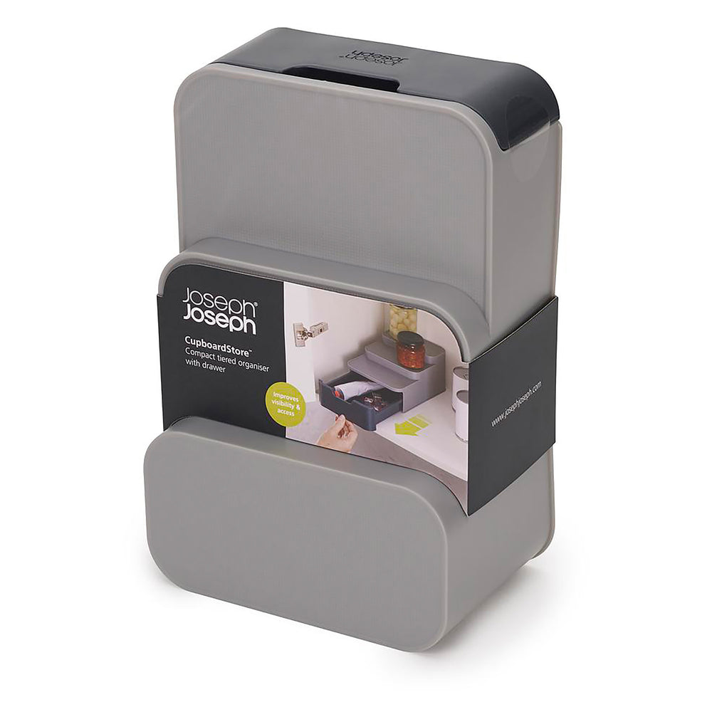 CupboardStore Compact Tiered Organiser-Joseph Joseph-Plastic Box Shop