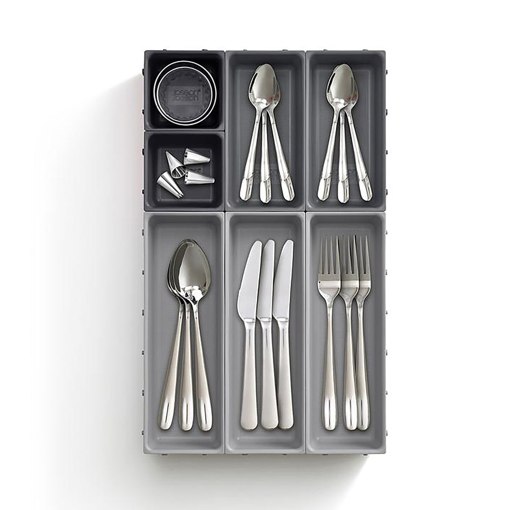 Blox 7-piece Drawer Organiser Set-Joseph Joseph-Plastic Box Shop