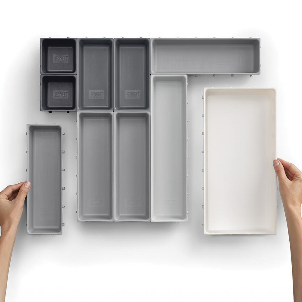 Blox 10pc Drawer Organiser Set-Joseph Joseph-Plastic Box Shop
