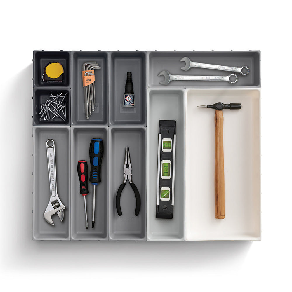 Blox 10pc Drawer Organiser Set-Joseph Joseph-Plastic Box Shop