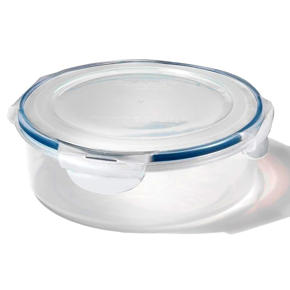 Lock & Lock 1.6 Litre Clear Round Food Storage Box with Lid-Lock & Lock-Plastic Box Shop