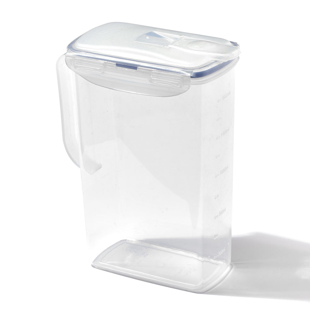 2 Litre Fridge Door Jug with Seal Tight Lid and Flip Top Spout-Lock & Lock-Plastic Box Shop