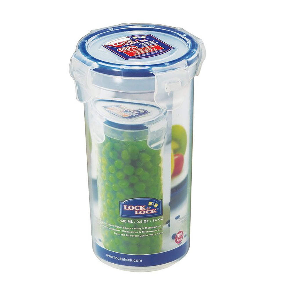 Lock & Lock 430ml Rubber Seal Plastic Tumbler with Lid-Lock & Lock-Plastic Box Shop