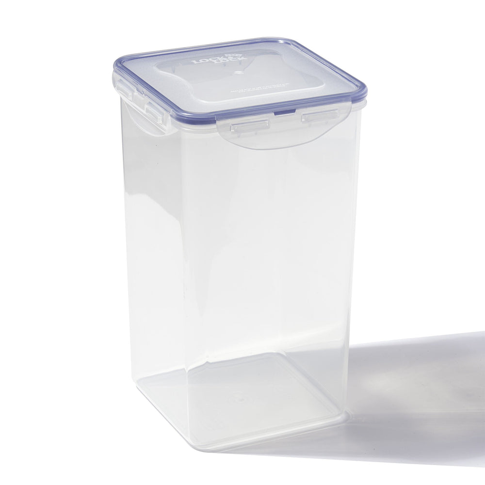 4 Litre Square Plastic Cookie Jar with Airtight Lid – Lock & Lock-Lock & Lock-Plastic Box Shop