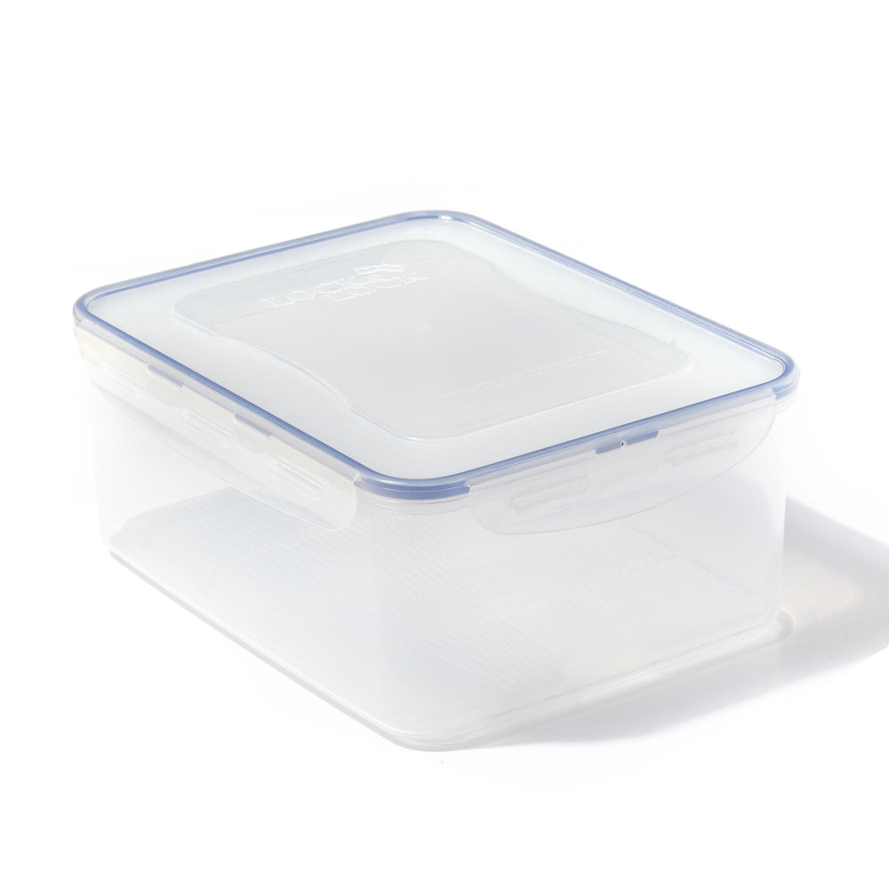 5.5 Litre Rectangular Plastic Food Storage Box with Freshness Tray – Lock & Lock-Lock & Lock-Plastic Box Shop