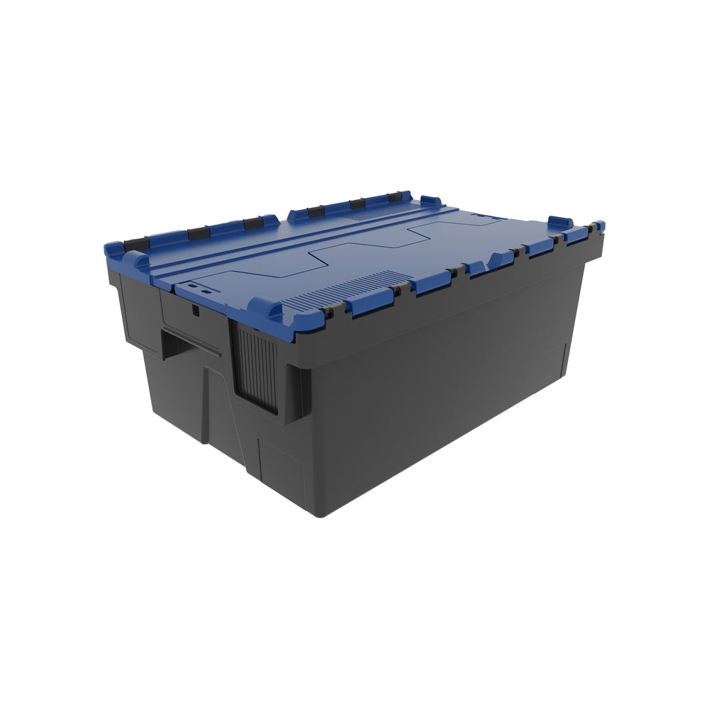 SINGLE - 250mm Attached Lid Container-LH-Plastic Box Shop