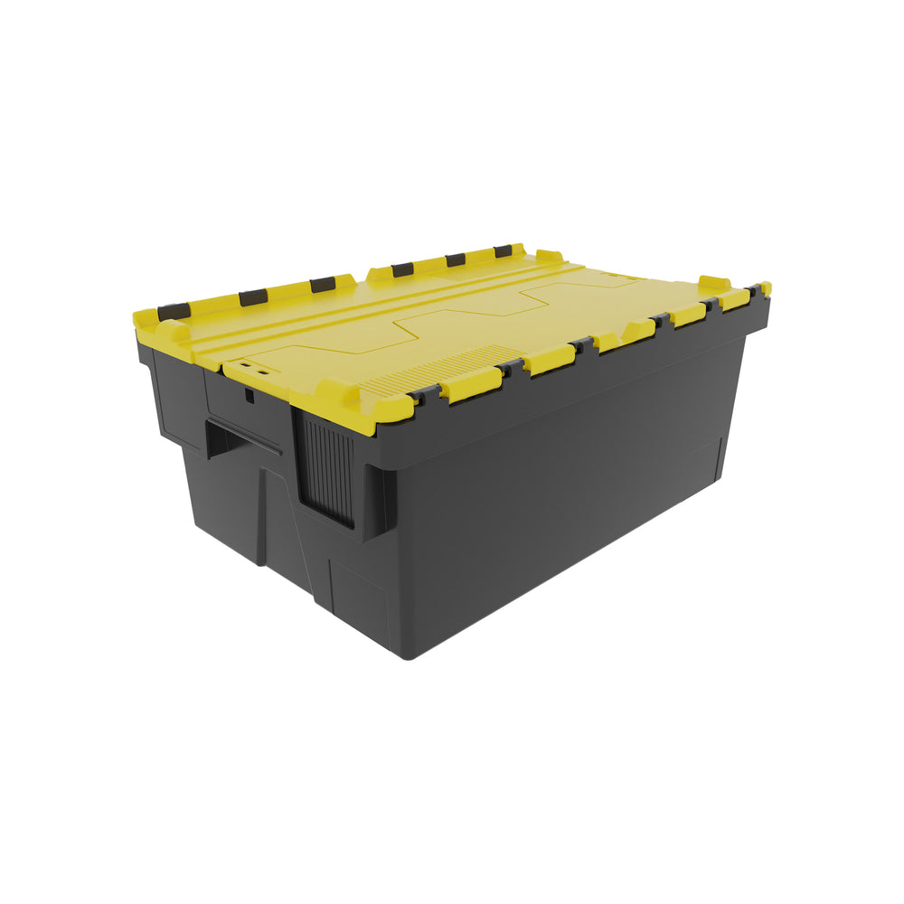 SINGLE - 250mm Attached Lid Container-LH-Plastic Box Shop