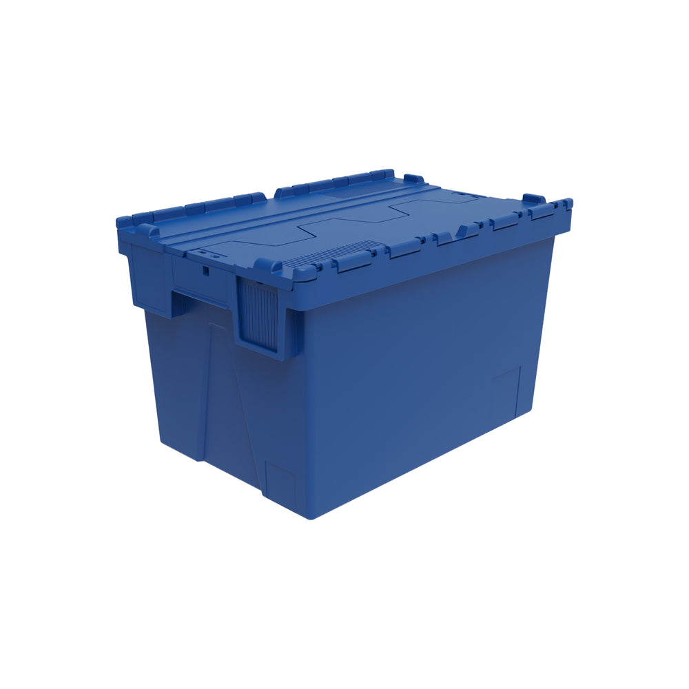 SINGLE - 65 Litre ALC Container 365mm BLUE-LH-Plastic Box Shop
