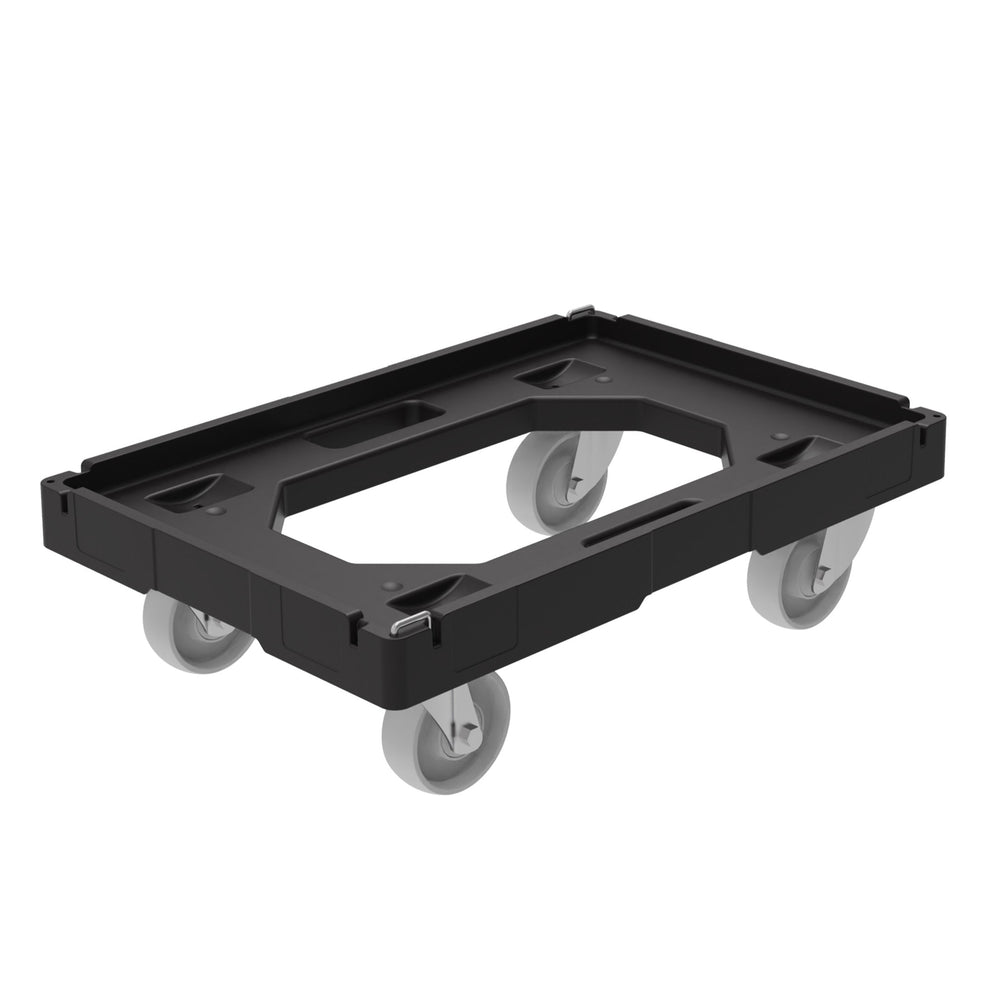 Large Dolly with 100mm PP wheels - 600 x 400mm-LH-Plastic Box Shop