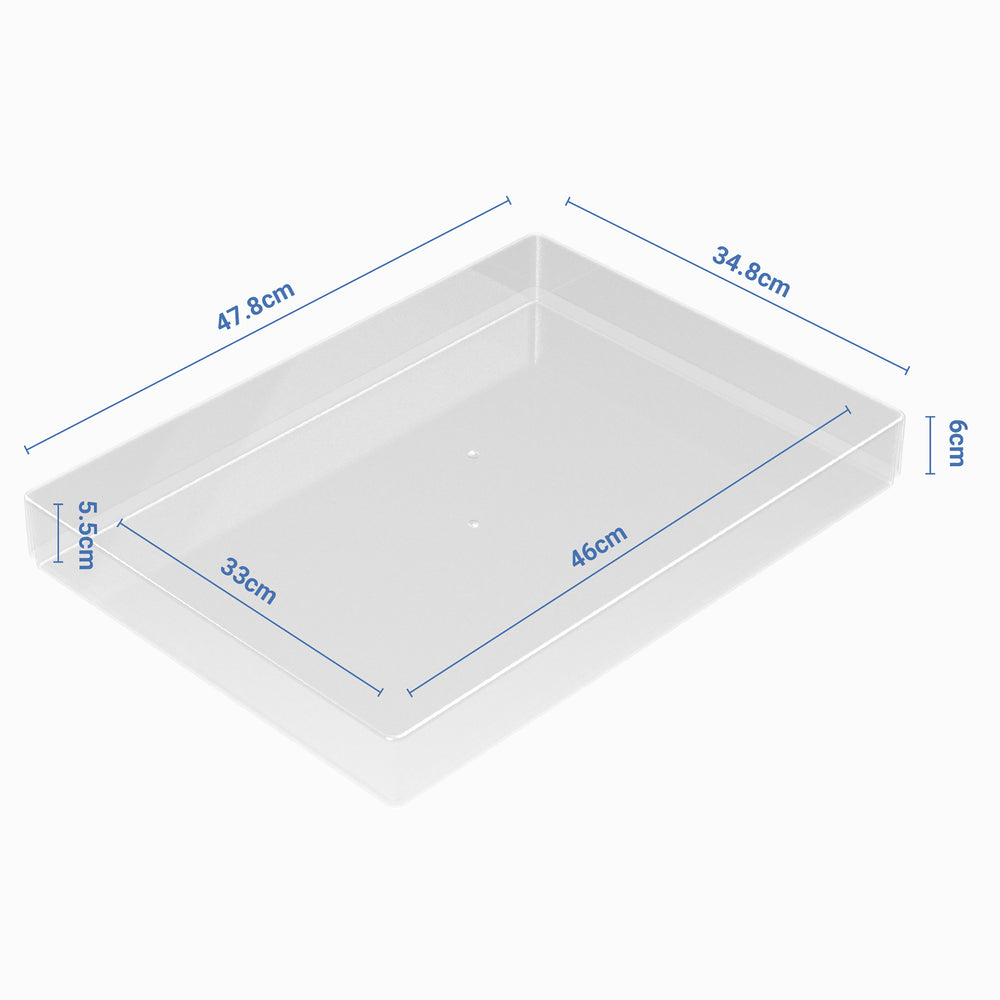 A3 Clear Plastic Paper and Card Storage Box with Lid-SBW-Plastic Box Shop