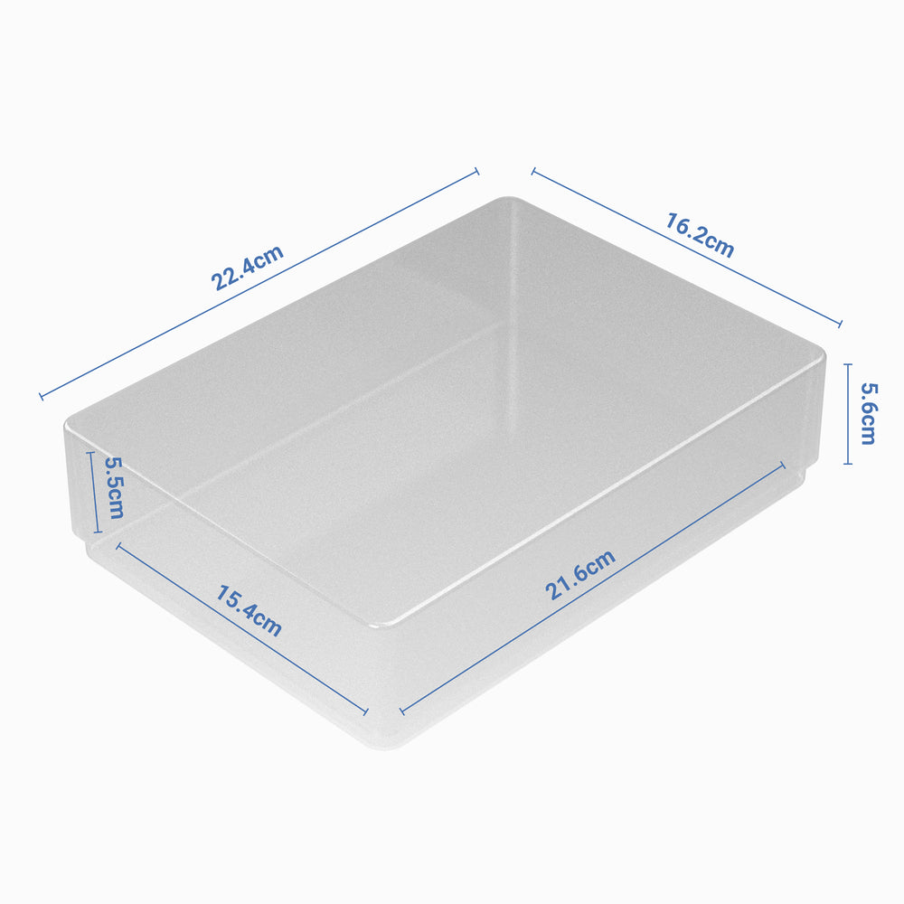 A5 Clear Plastic Storage Box for Paper & Card-SBW-Plastic Box Shop